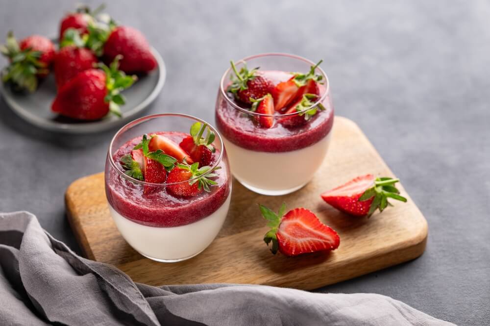 Panna cotta s jagodama