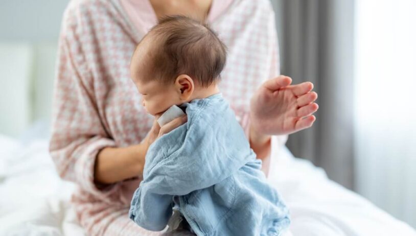 Podrigivanje bebe